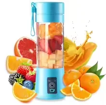 Blue Rechargeable Mini Juicer
