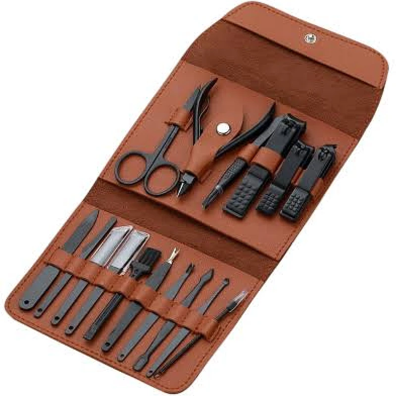 16pcs Stainless Steel Nail Cutter Tool Set