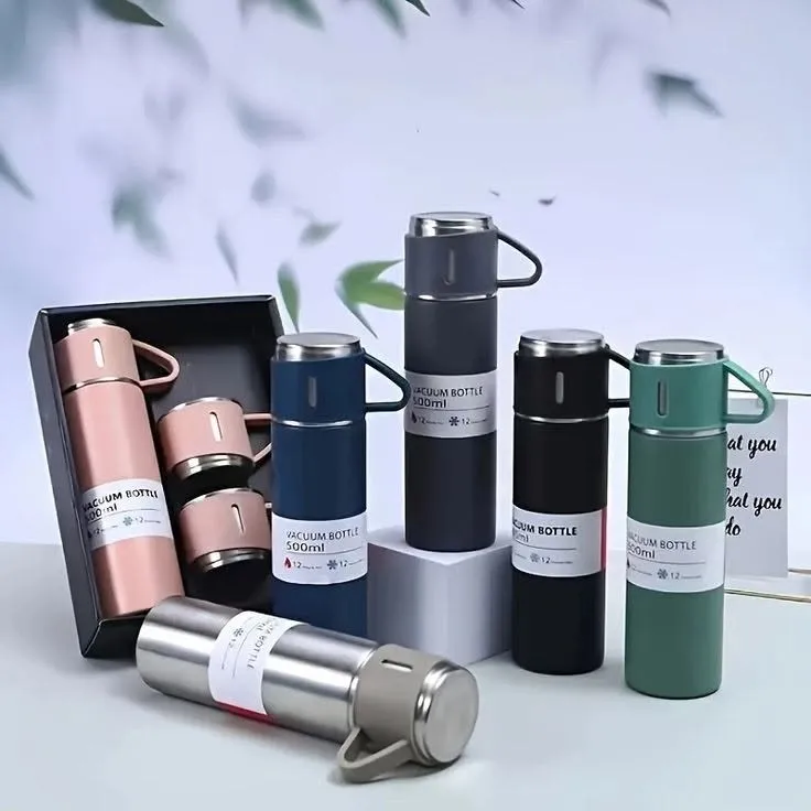 Premium Quality 500ml Vacuum Flask - Stylish & Durable
