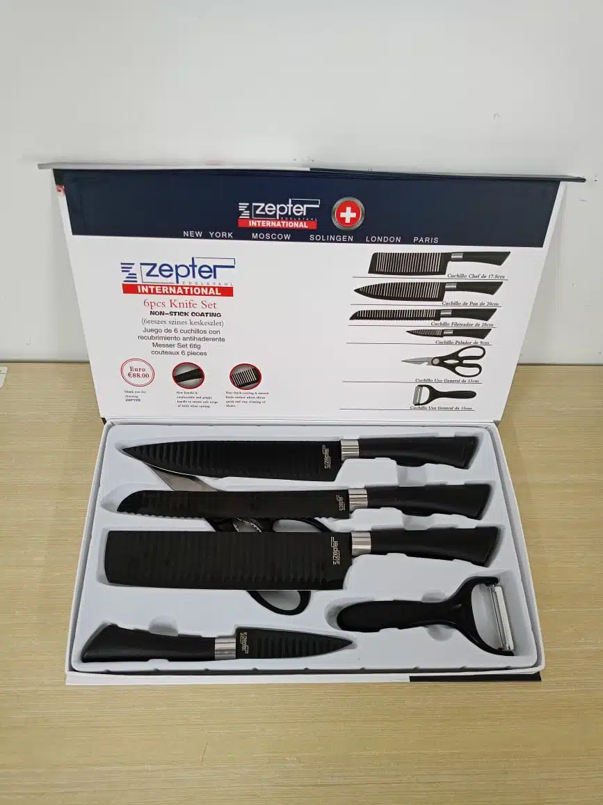 Zepter 6 pcs knife set (চায়না থেকে আমদানিকৃত)