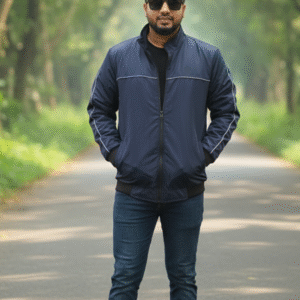 Navy Blue Classic Jacket