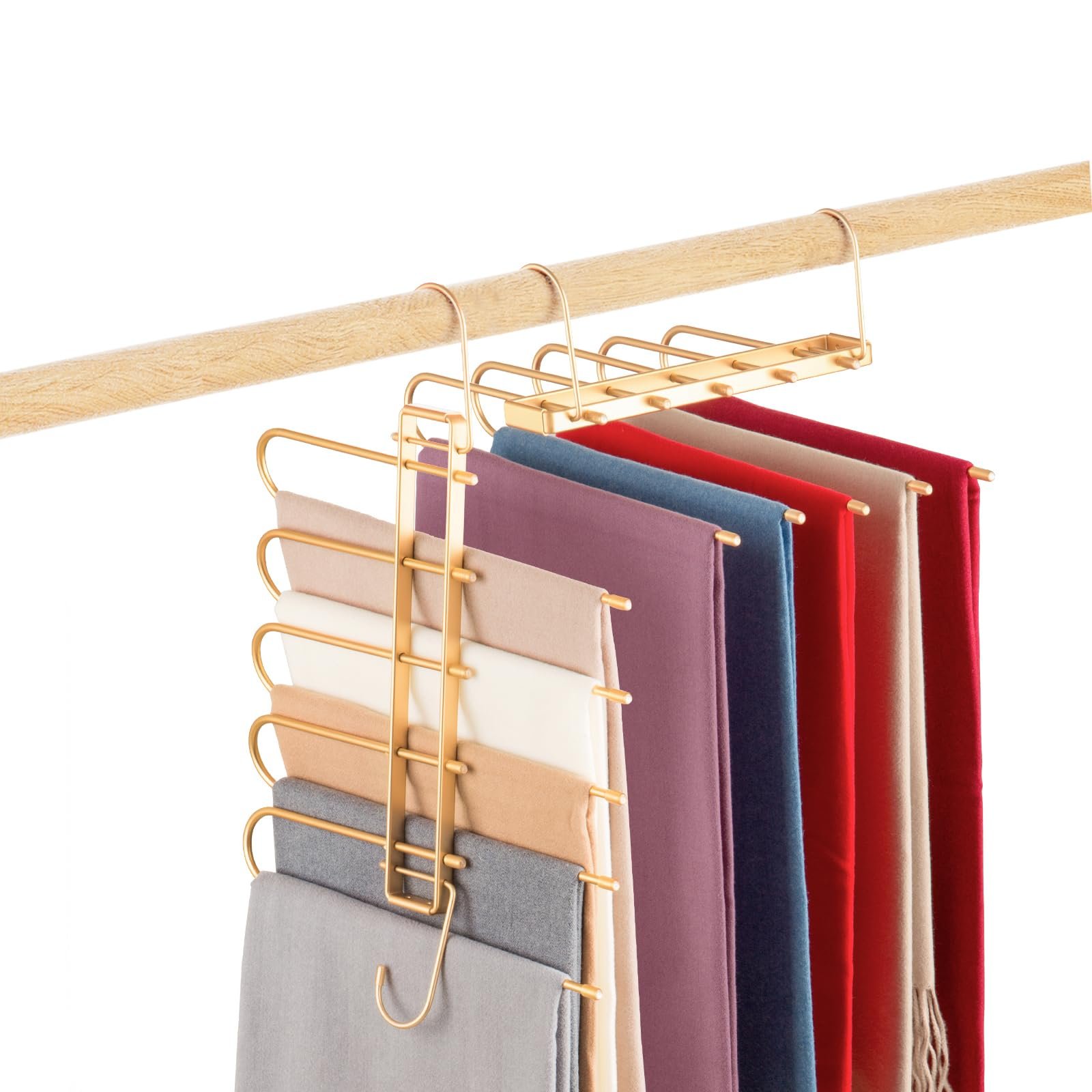 5 in 1 Stainless Steel Foldable Hangers - Image 2