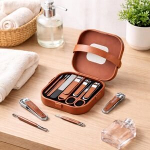 Anti-Splash Nail Clipper Set – (8 PCS) Manicure Protection Tools