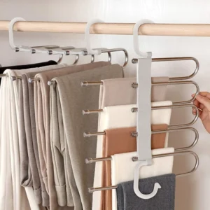5 in 1 Stainless Steel Foldable Hangers