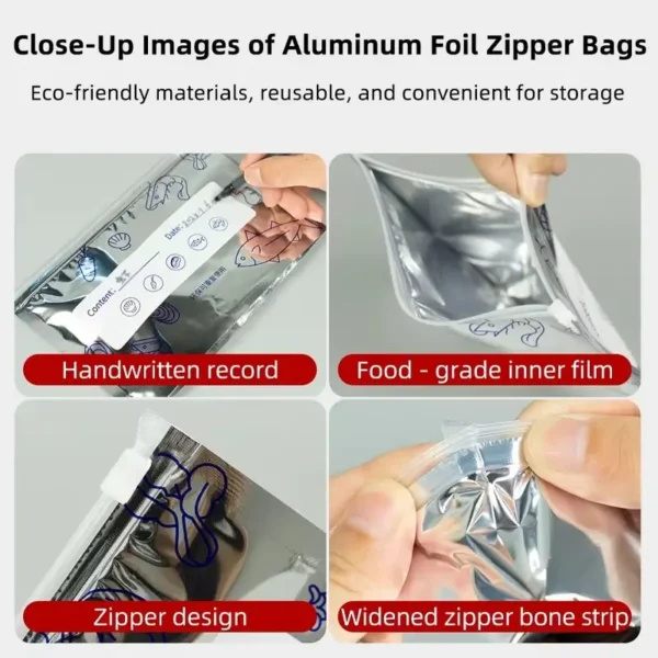 Aluminum Foil Fresh Keeping Sealed Bag(10 psc) - Image 3