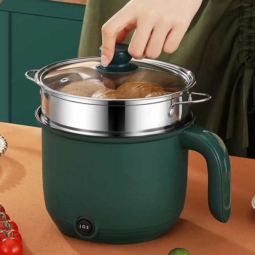 Multifunctional Double Layer Electric Rece Cooker 1.8L - Image 3
