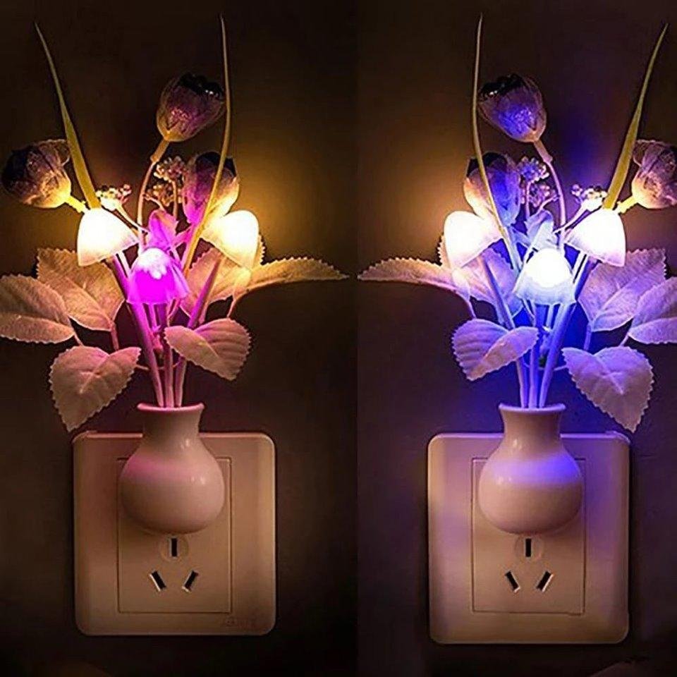 LED Automatic Sensor Mushroom Night Lamp