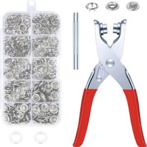 Sewing Snap Buttons Sets Press Tool Kit (100 pcs)